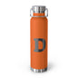 Personalized Copper Insulated Water Bottle, 22oz - "D" Custom Monogram
