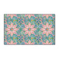 Floral Kaleidoscope Heavy-Duty Floor Mat — Pink Petal Outdoor/Entry Rug
