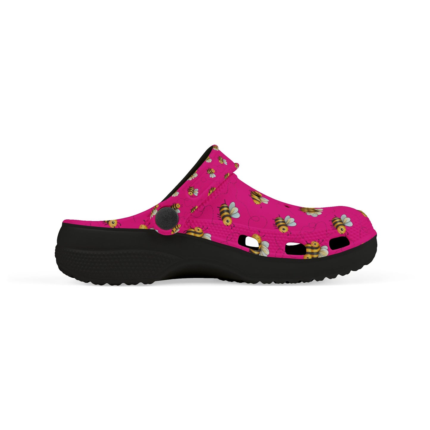 Kids' Floral Bee Clogs - Fun Summer Slip-On