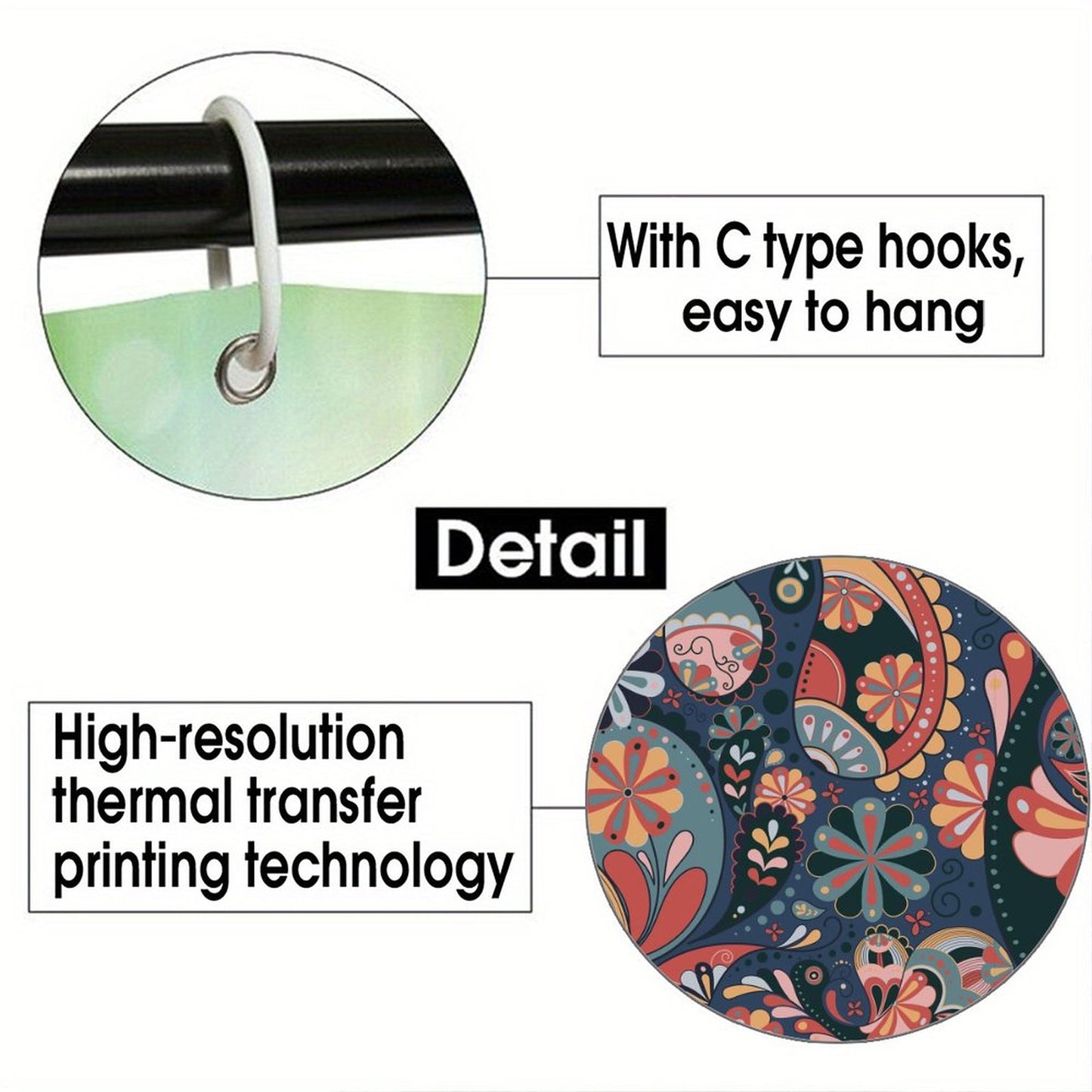 Waterproof Shower Curtain