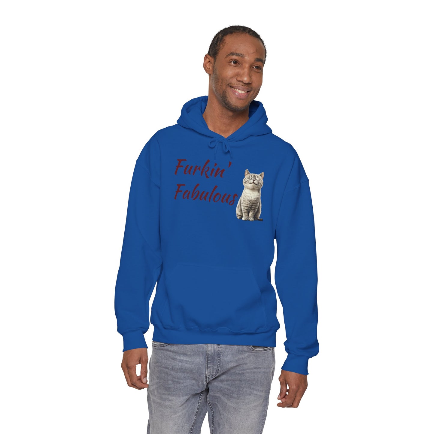 Furkin' Fabulous Cat Hoodie — Cute Kitten Graphic Sweatshirt