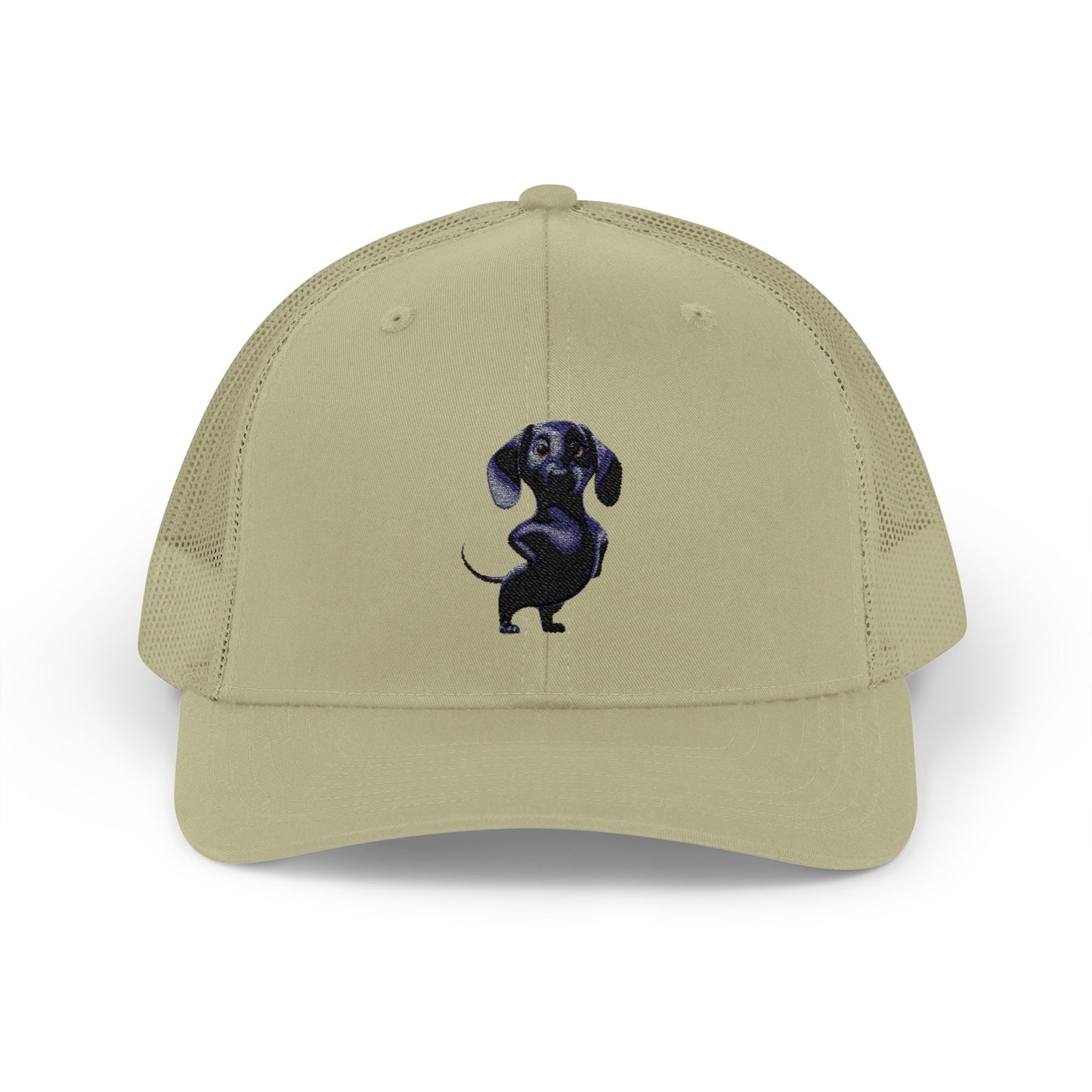 Dachshund Galaxy Trucker Cap – Embroidered Space Sausage Dog Snapback