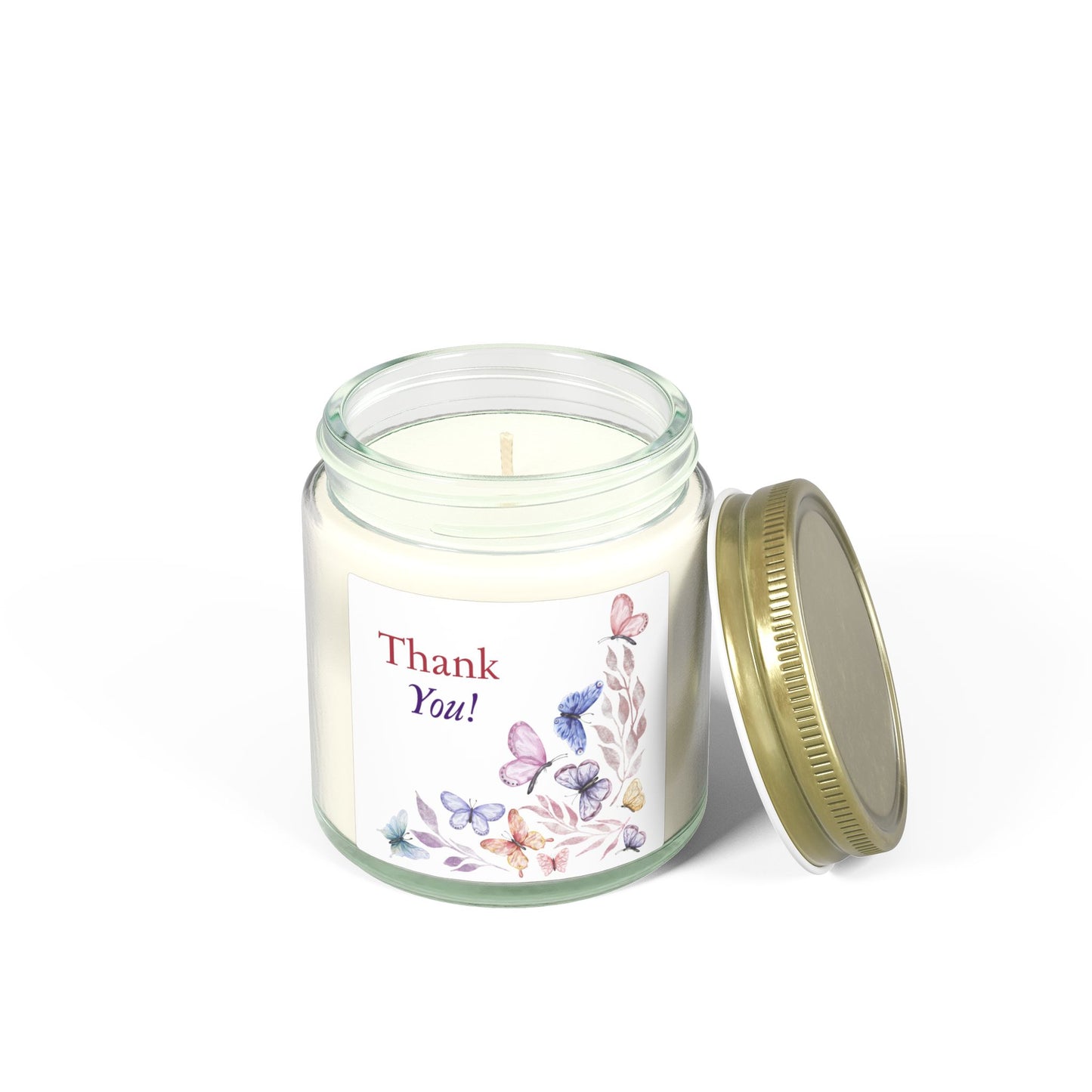 Thank You Scented Candle — Coconut Apricot Wax (4oz & 9oz)