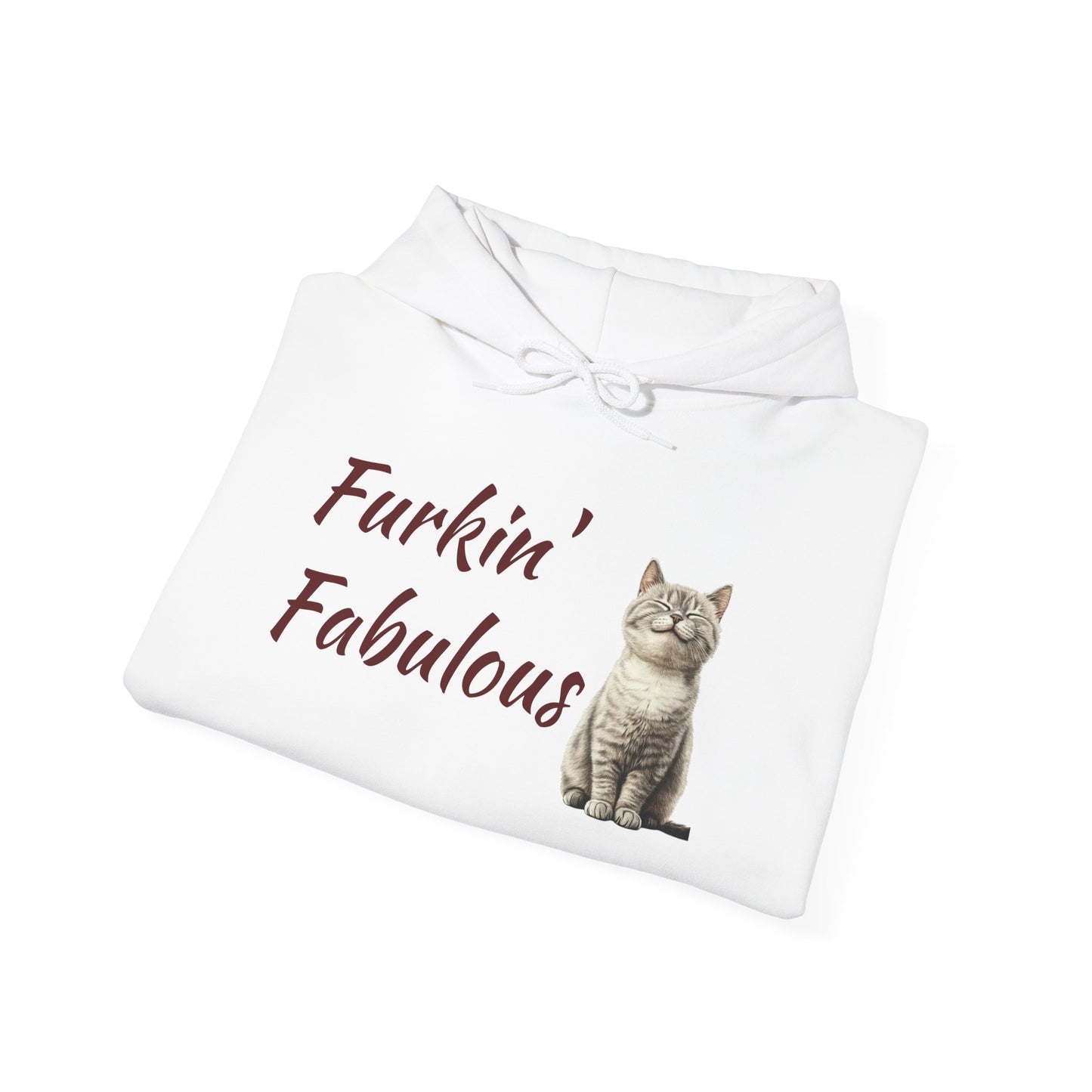 Furkin' Fabulous Cat Hoodie — Cute Kitten Graphic Sweatshirt