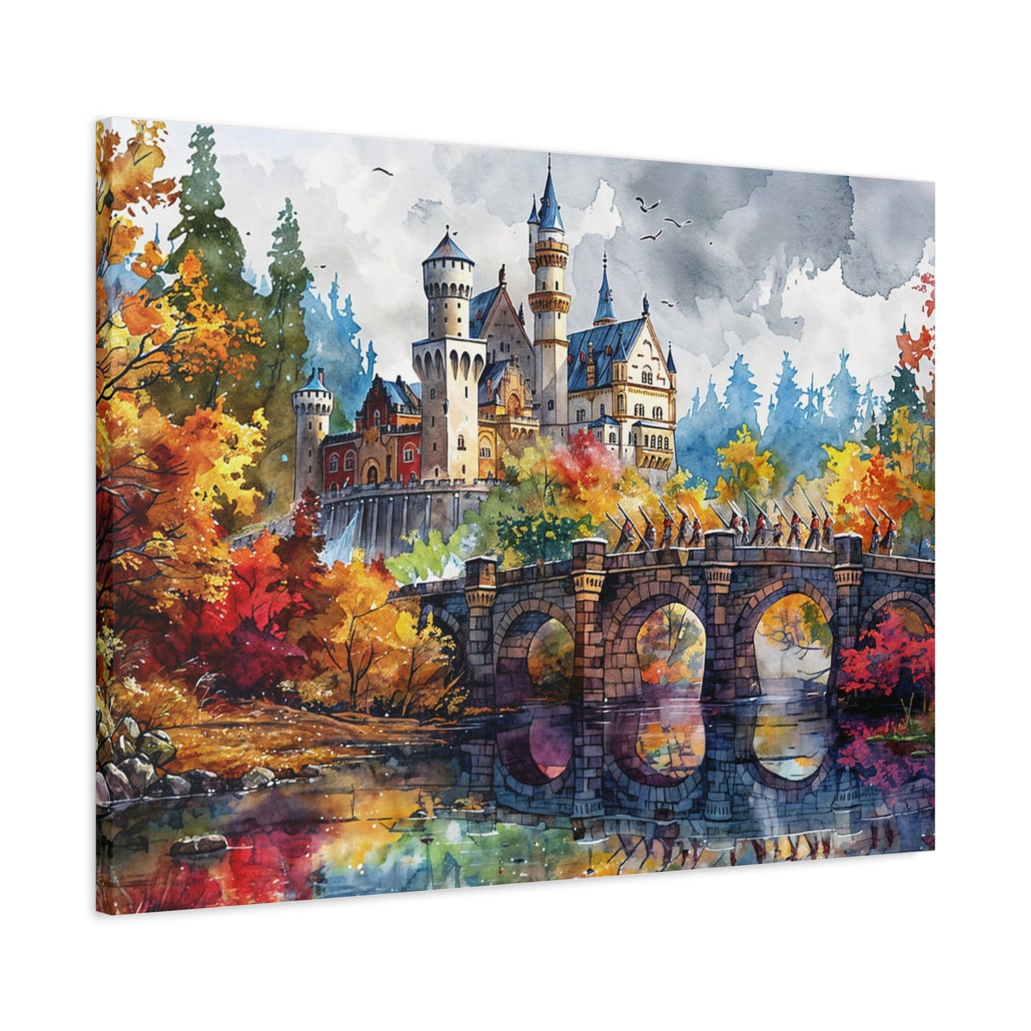Matte Canvas, Stretched, 1.25" - Castle