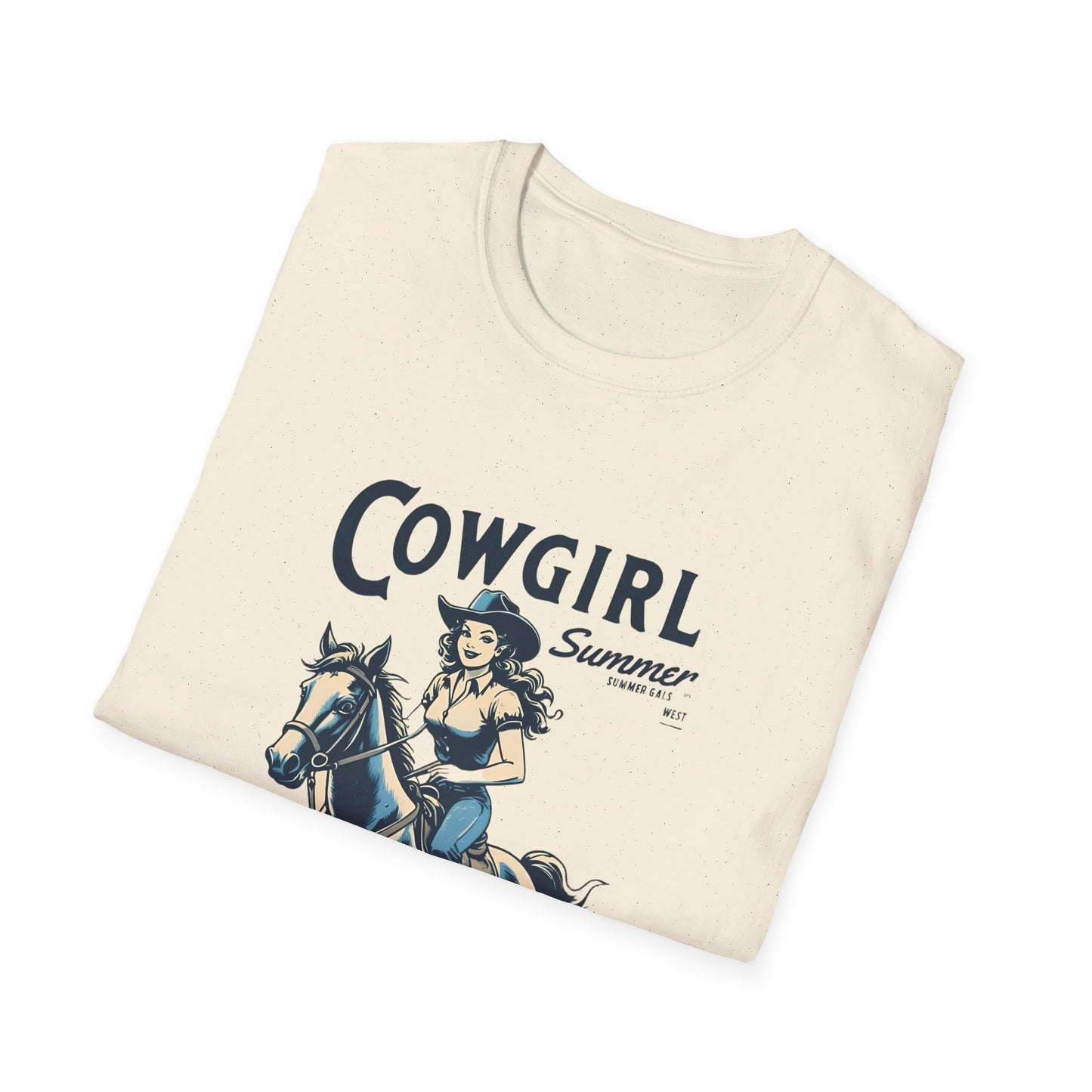 Cowgirl Summer Soft style T-Shirt for Horse Lovers