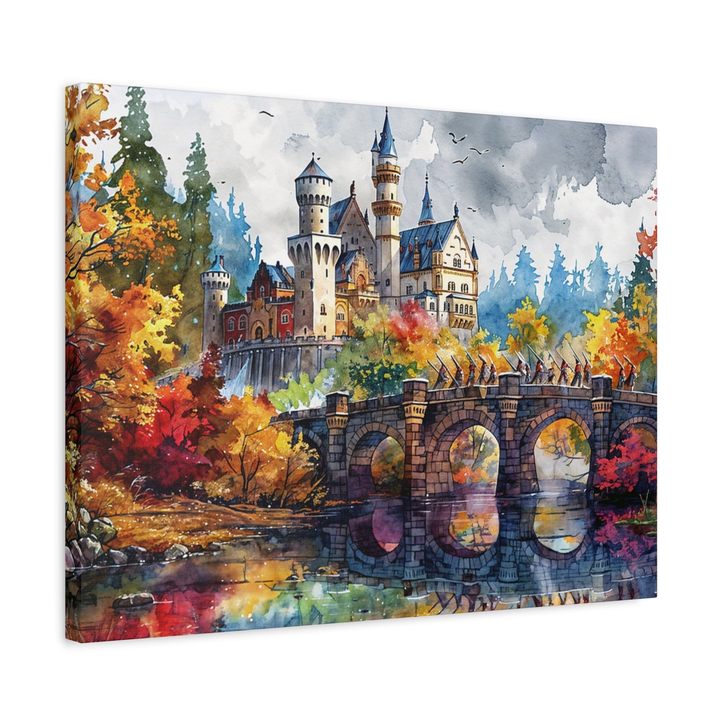 Matte Canvas, Stretched, 1.25" - Castle