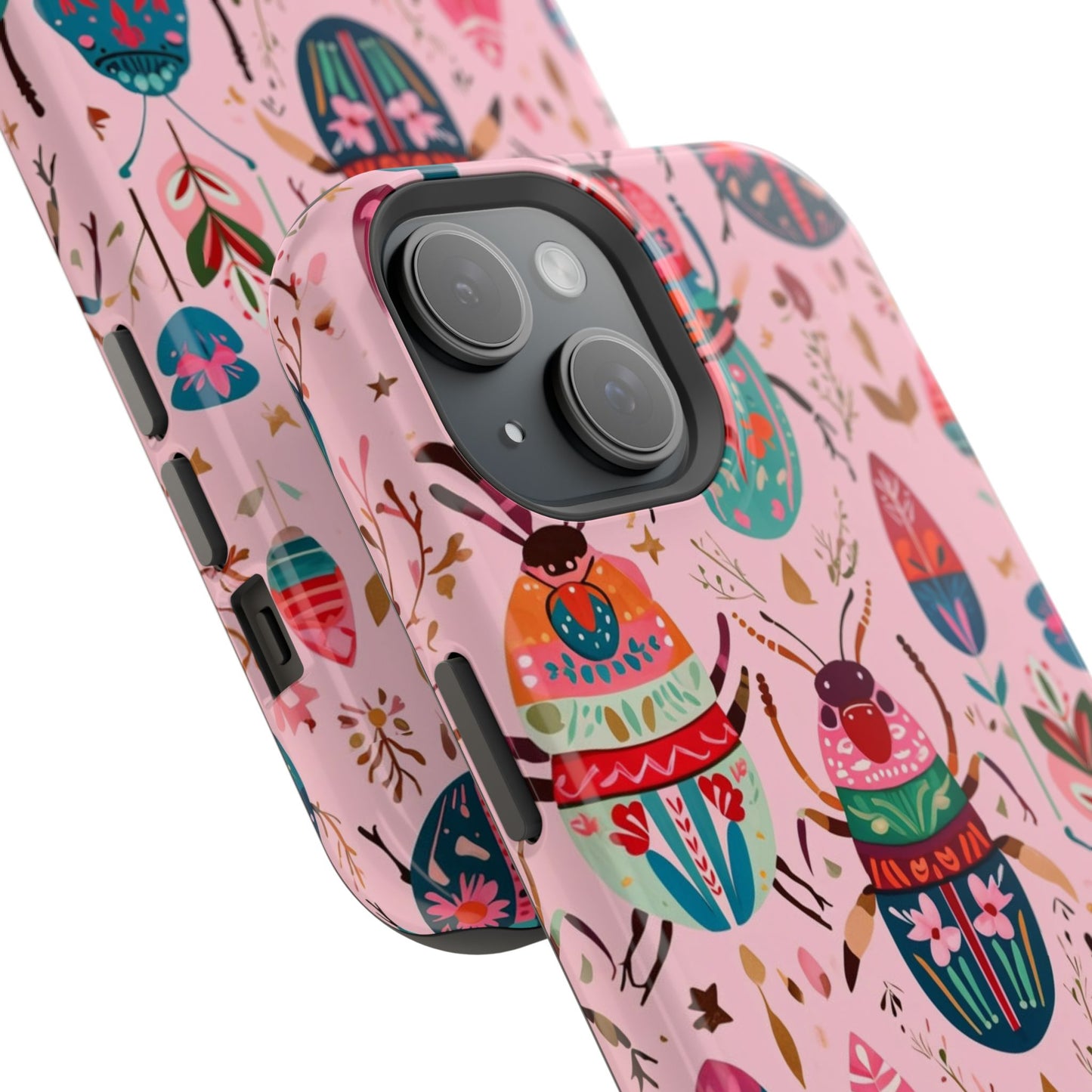 Phone Case — Colorful Boho Beetle Magnetic Impact-Resistant Cover