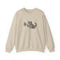 Kitten Butterfly Sweatshirt, Cozy Crewneck with Cat Art, Perfect Gift for Animal Lovers, Cute Sweatshirt for Relaxation & Everyday Wear