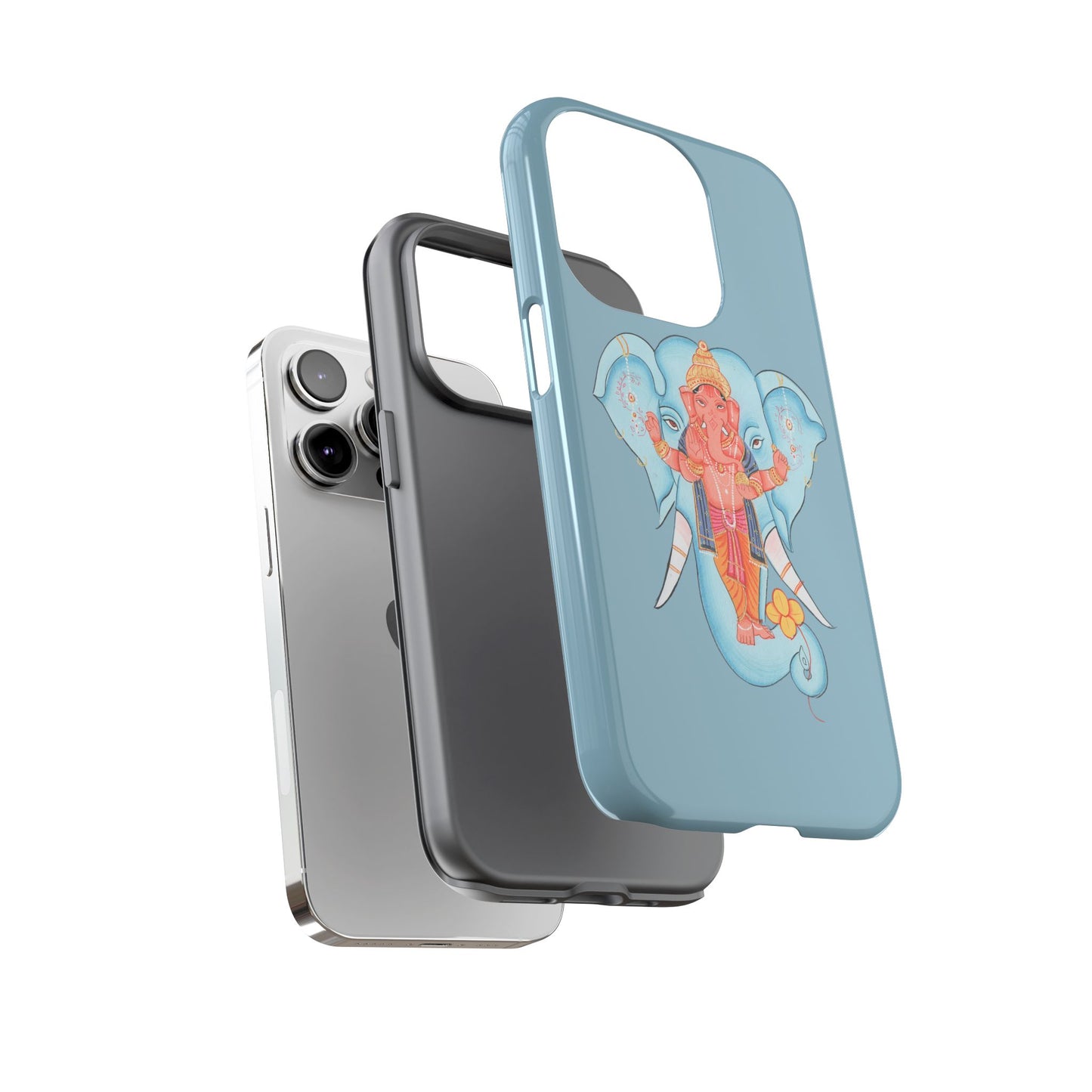 Tough Cases: Ganesh-Inspired Phone Case, Bohemian Phone Cover, Hindu Art Accessory, Festival Gift, Protective Phone Shell