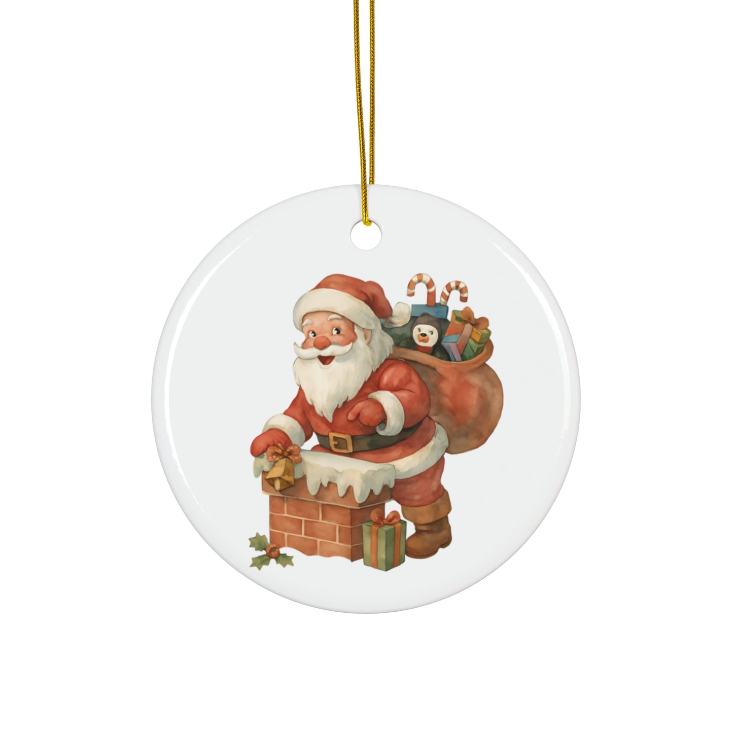 Ceramic Ornament, 4 Shapes