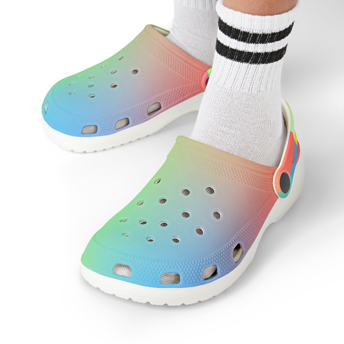 Rainbow Kids' EVA Foam Clogs