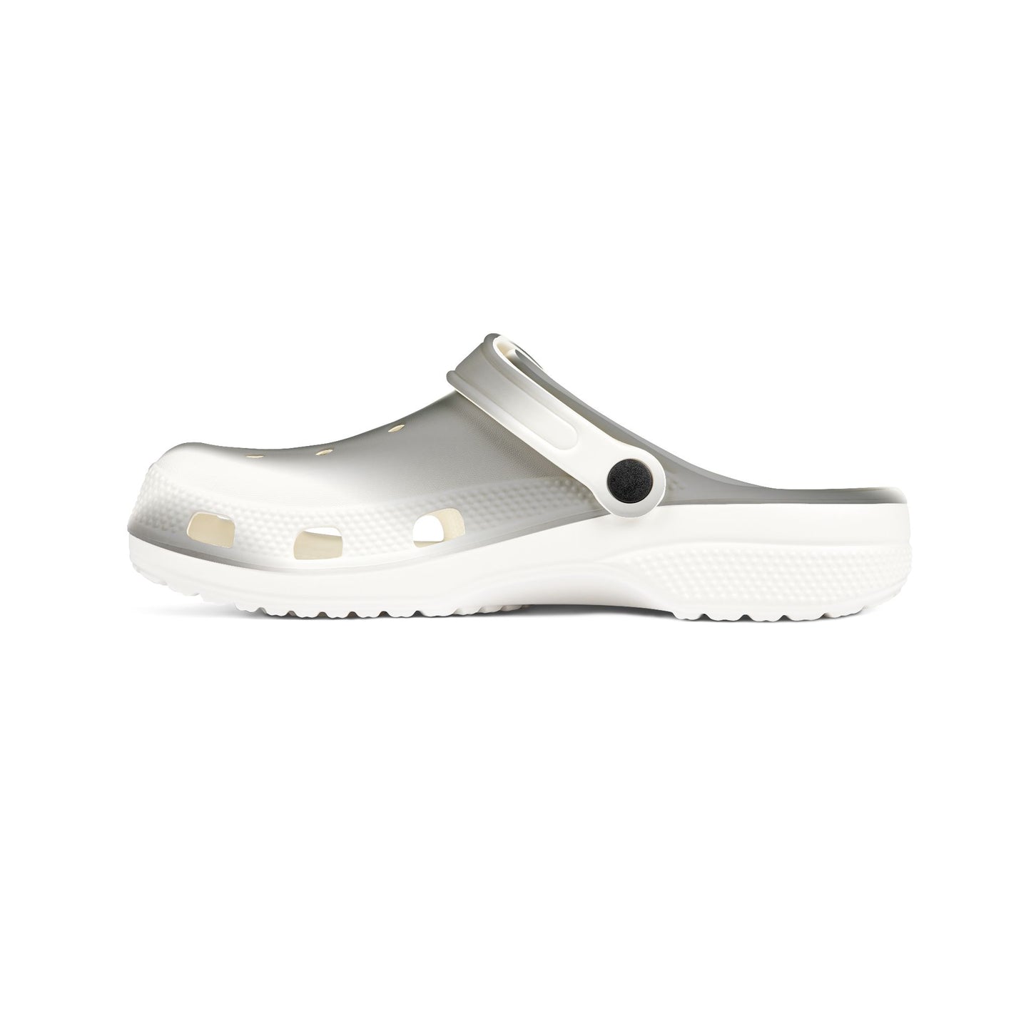 Metallic Silver EVA Clogs — Lightweight Foam Garden & Water Shoes
