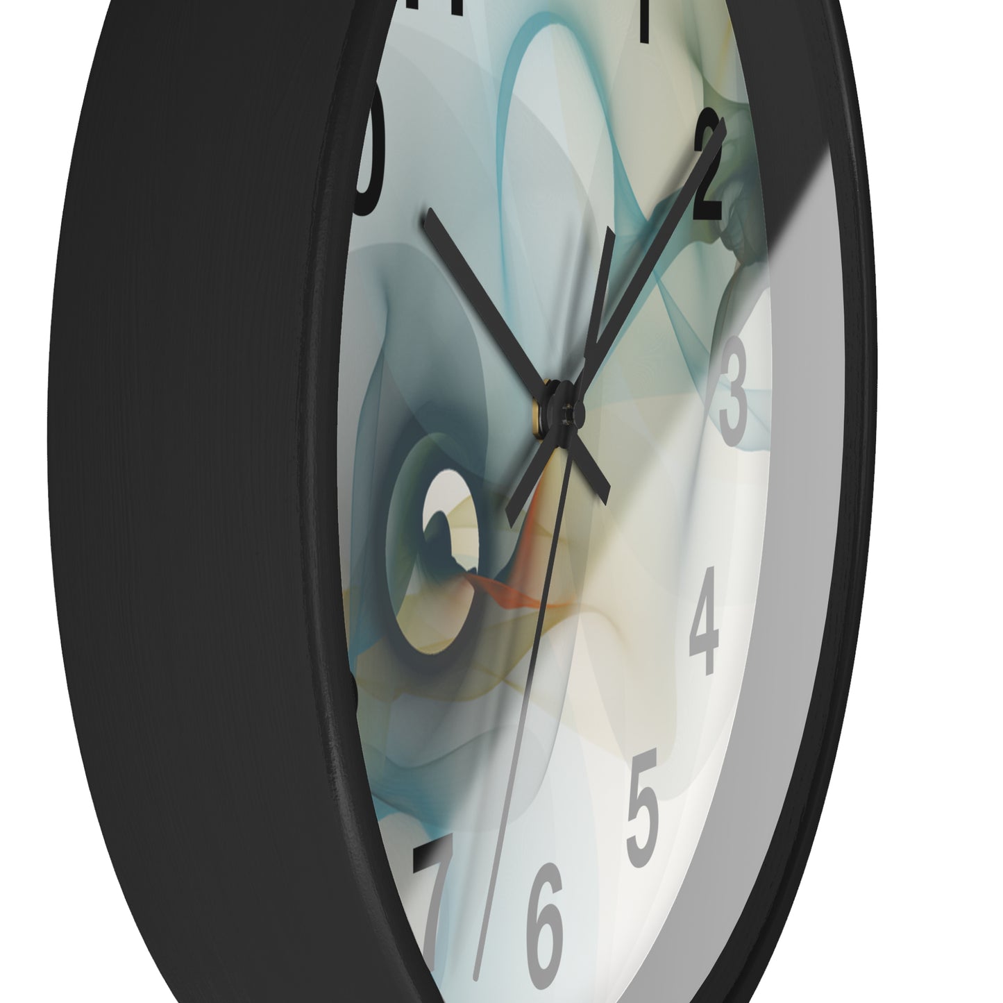 Abstract Smoke Wall Clock | Modern Home Decor