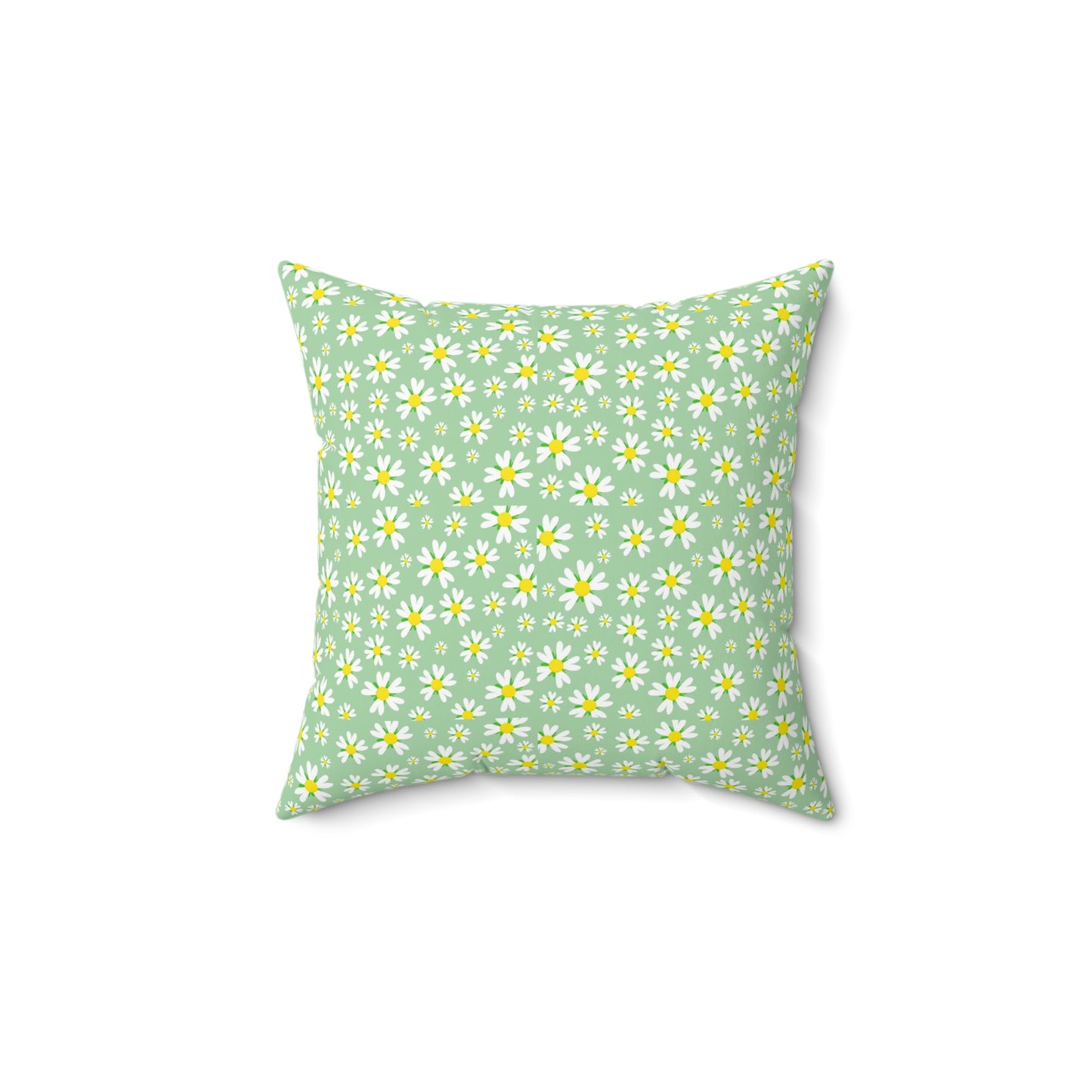 Spring Floral Square Pillow, Cozy Home Decor, Flower Accent Pillow, Gift for Garden Lovers, Living Room Cushion