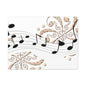 Musical Note Canvas Art, Floral Decor for Home, Music Lover Gift, Wall Art for Musicians, Unique Gift Idea