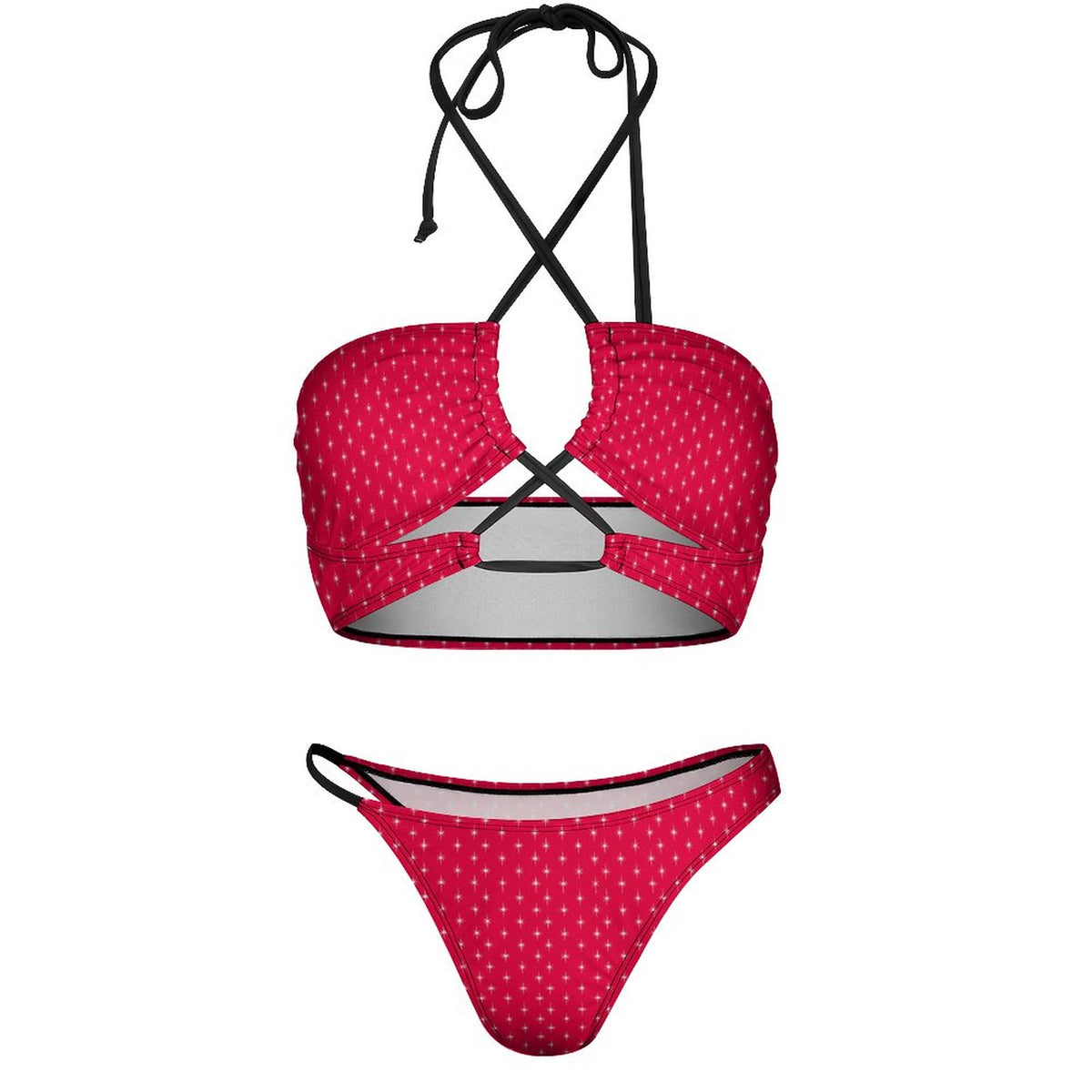 Red Custom Design Bikini Swimsuit