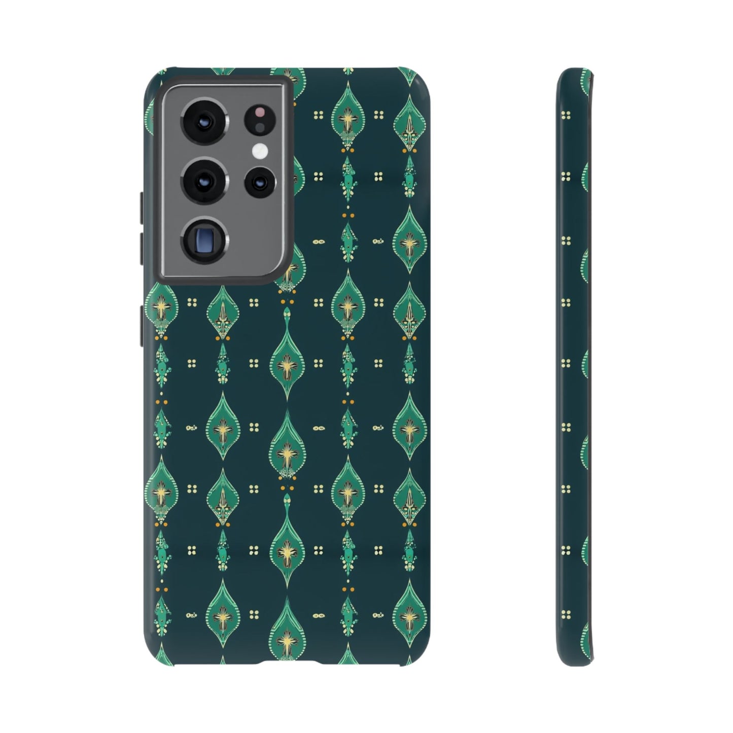 Emerald Boho Teardrop Phone Case