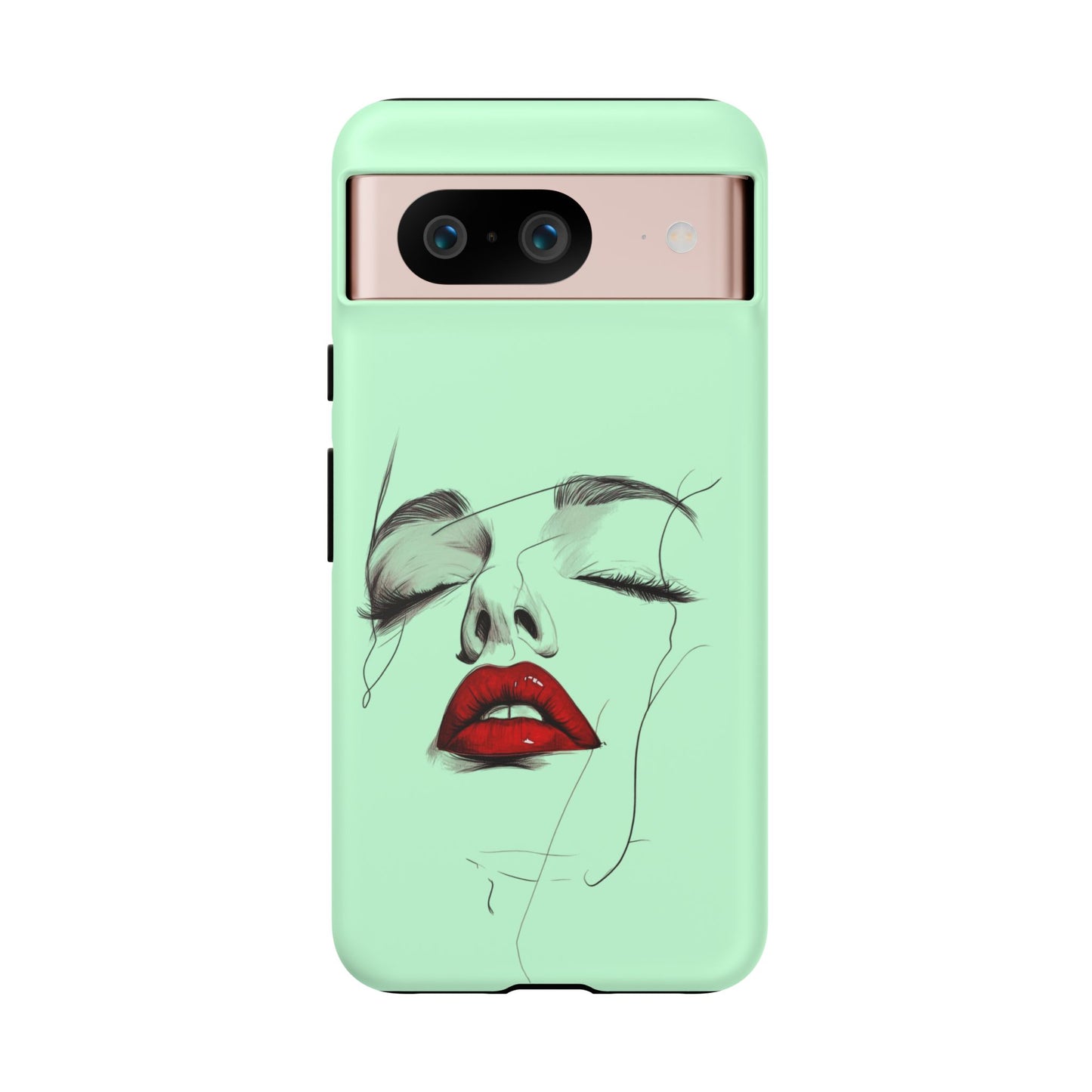 Stylish Phone Case, Artistic Phone Cover, Trendy Tech Accessory, Unique Cell Phone Protector, Gift for Her, Modern Aesthetic