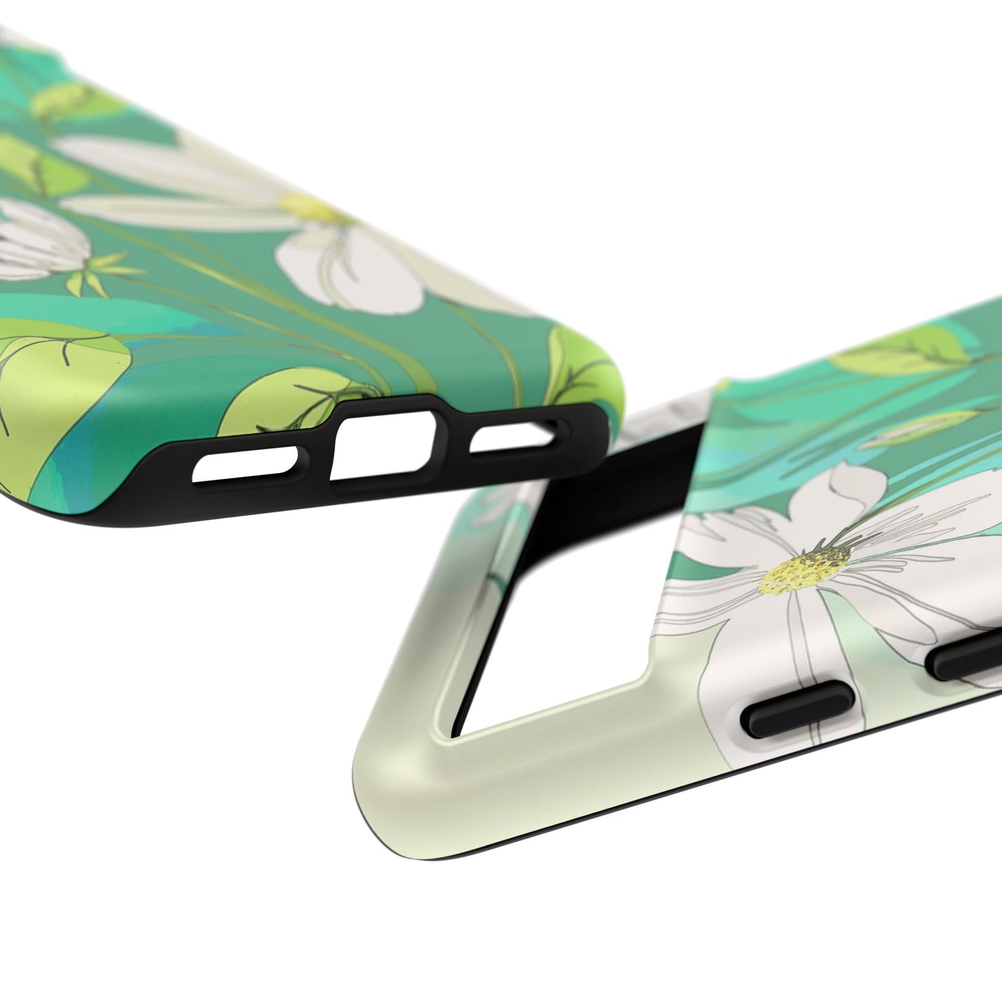 Floral Phone Case, Tough Cases, Flower Design, Nature Inspired, Eco-Friendly Cover, Unique Gift for Her, Spring Accessories