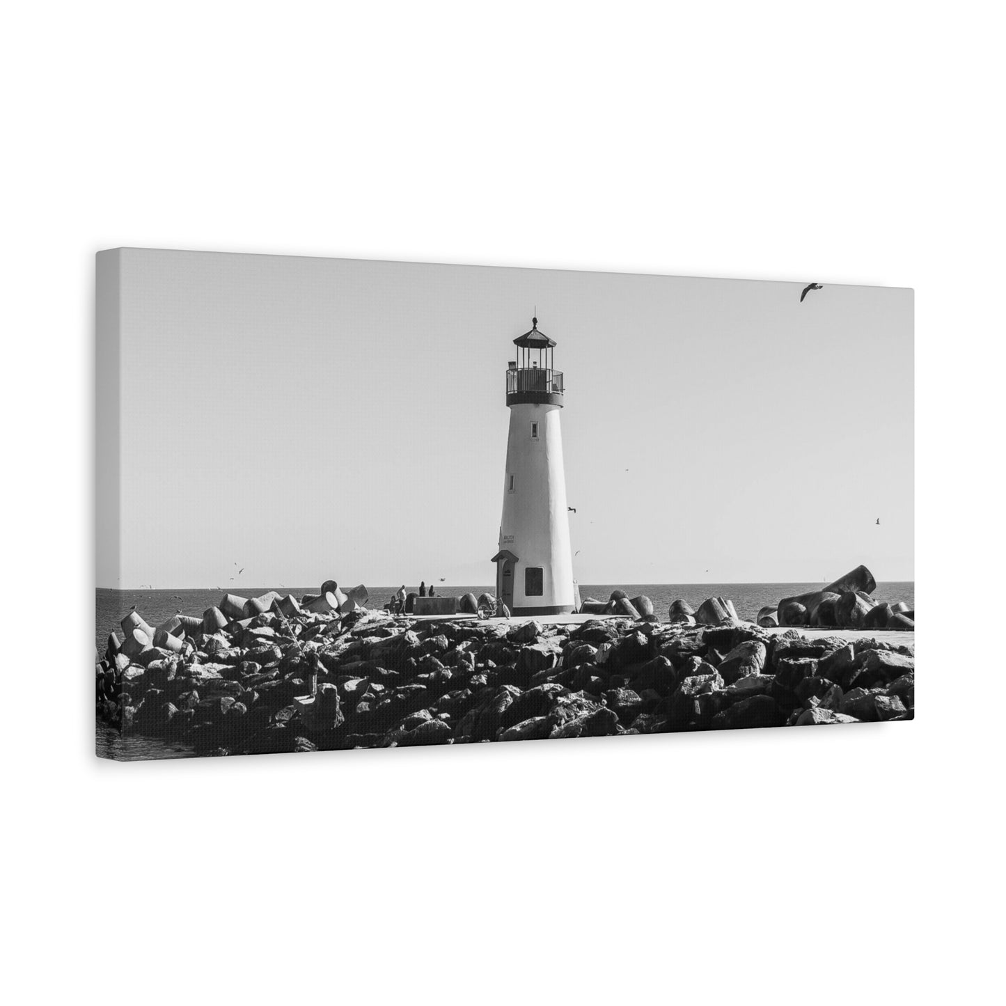 Matte Canvas, Stretched, 1.25" - Lighthouse