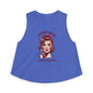 Women's Crop Top — 'Please Hold, Sarcasm Loading' Retro Pin-Up Tank