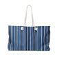 Stylish Weekender Bag - Striped Tote
