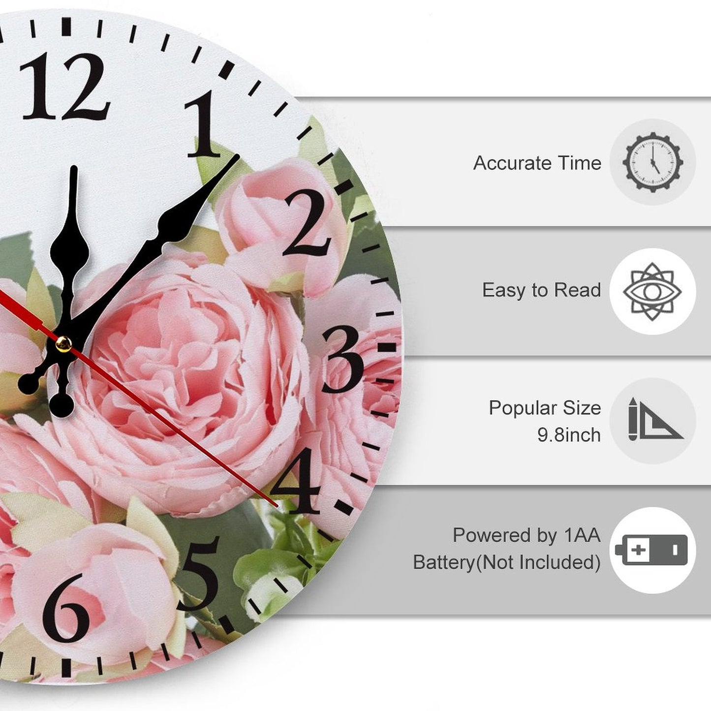 Modern Wooden Wall Clock