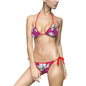 Vibrant Floral Women's Bikini Swimsuit, Summer Beachwear, Pool Party Essentials, Swimsuit Set, Vacation Ready Attire