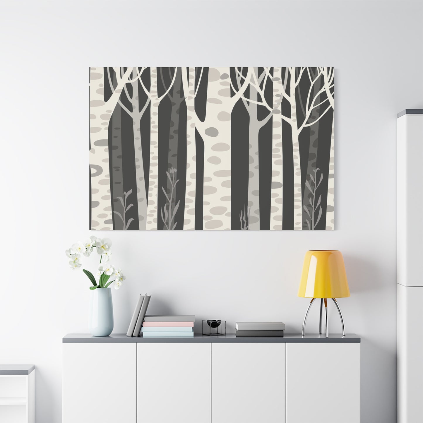 Matte Canvas, Stretched, 1.25" - Trees