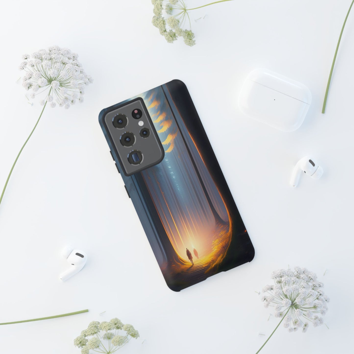 Phone Case — Mystical Forest Nightscape Protective Tough Case