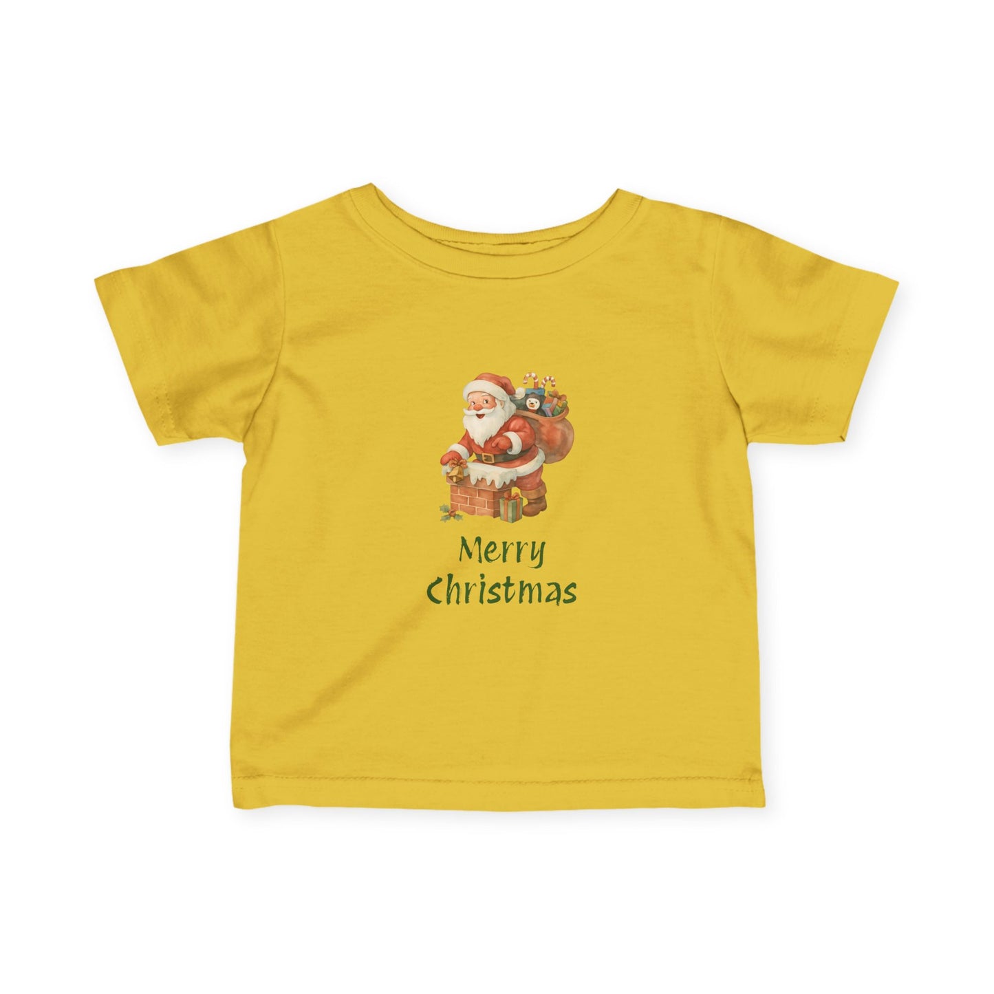 Merry Christmas Infant Tee, Holiday Baby Shirt, Cute Christmas Gift, Toddler Christmas Tee, Santa Infant T-Shirt