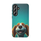 Happy Dog Phone Case — Cute Cartoon Puppy Protective Phone Cover