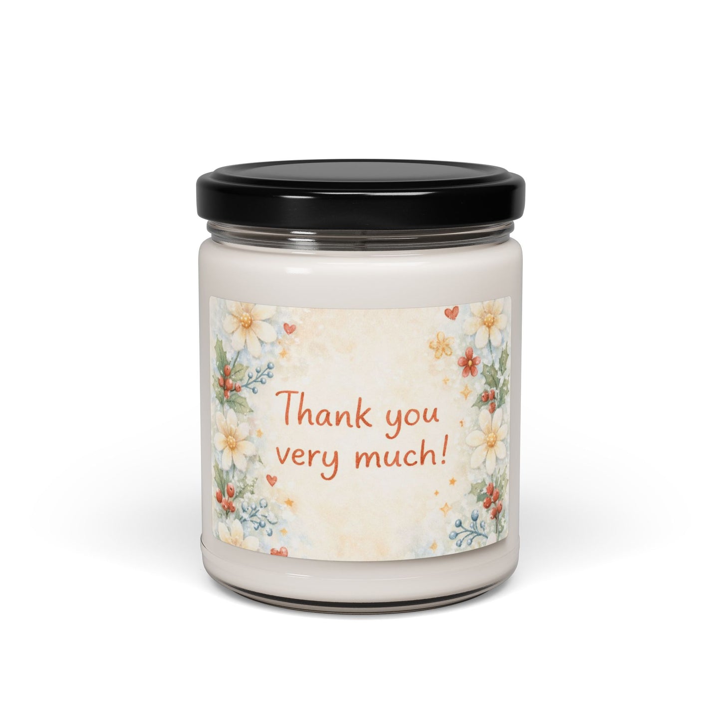 Thank You Very Much Floral Scented Soy Candle — 9oz Jar
