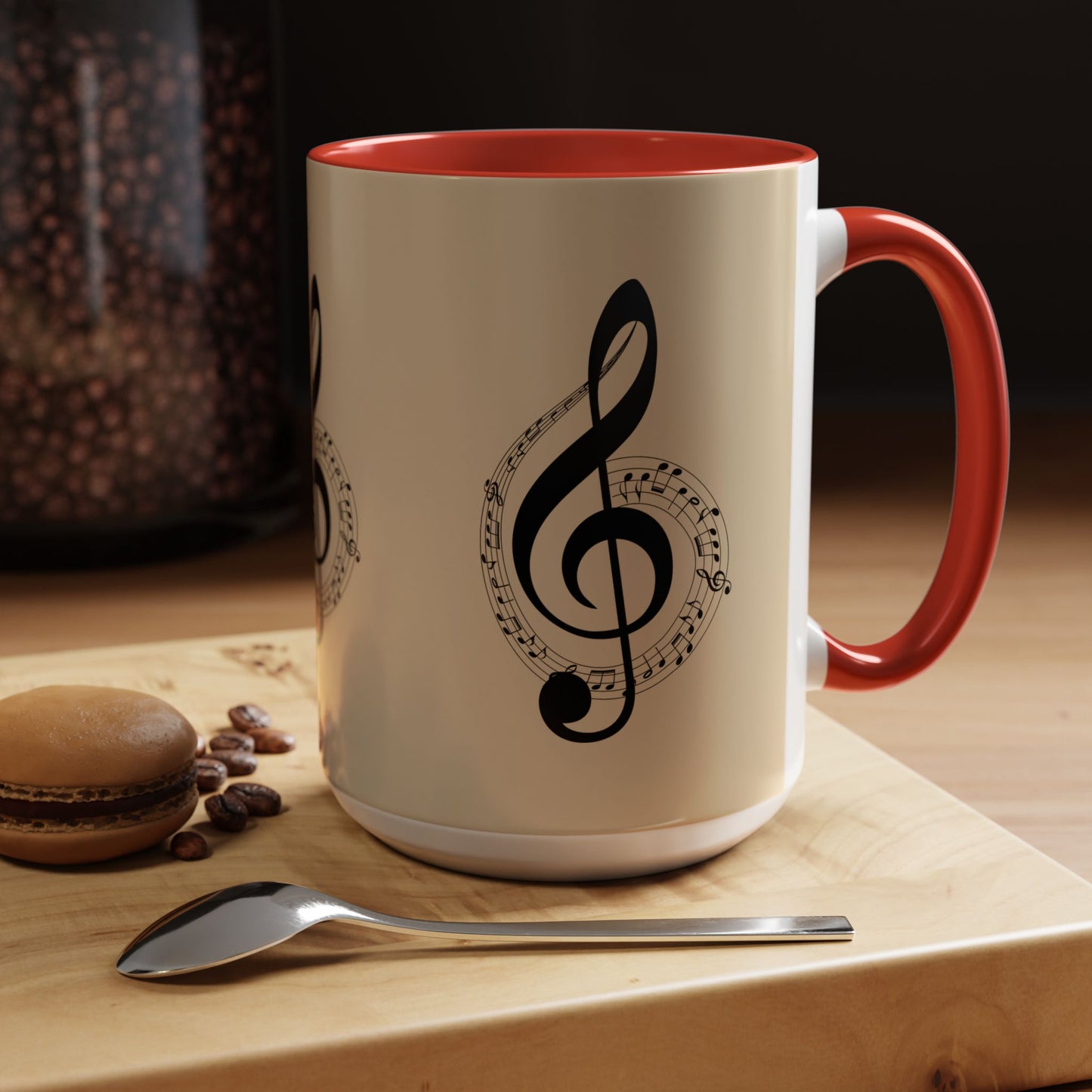 Musical Notes Coffee Mug - Perfect Gift for Music Lovers