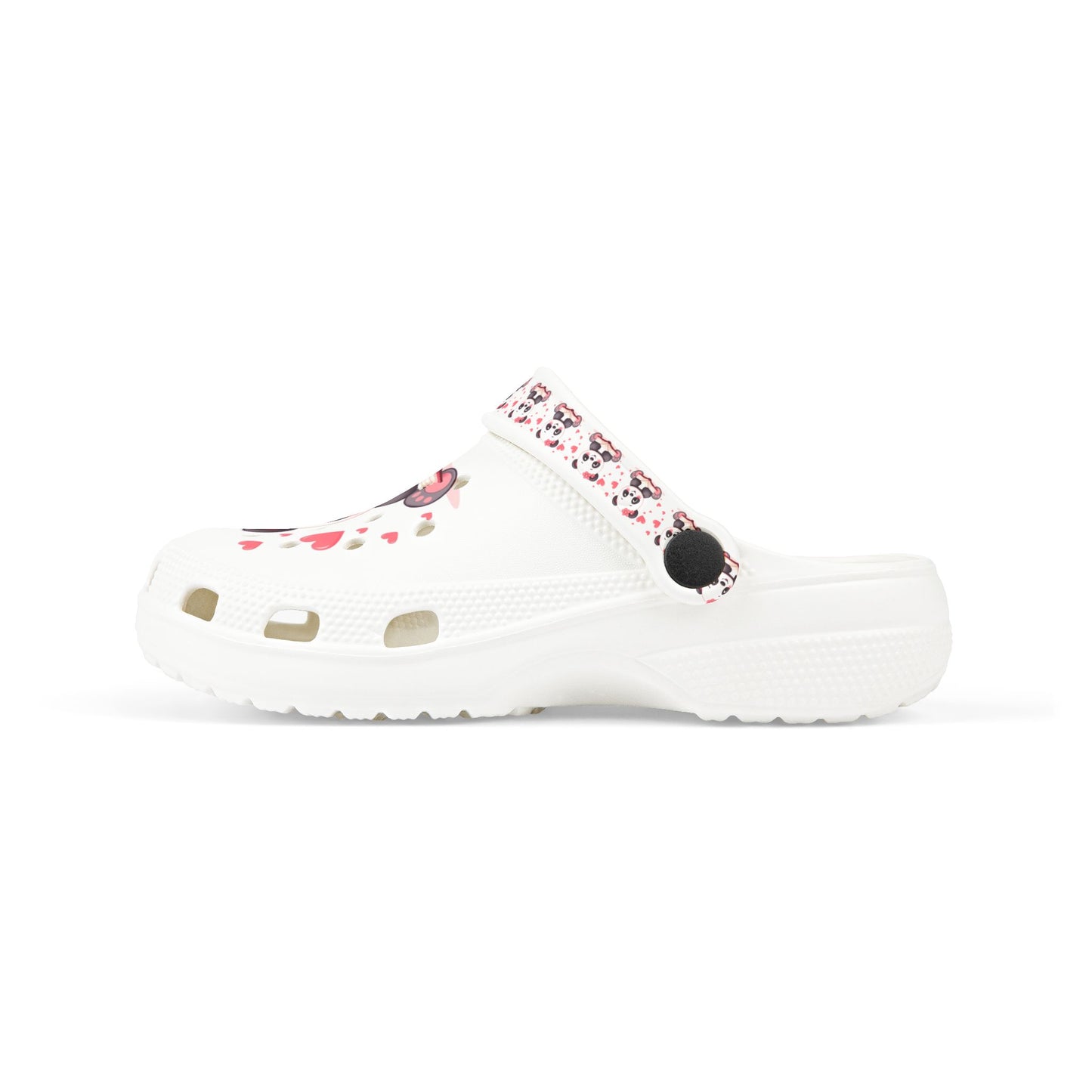 Kids Panda Heart Clogs