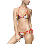 Colorful Marble Print Women's Bikini Swimsuit, Stylish Swimwear for Beach