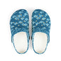 Kids Fish Pattern EVA Foam Clogs — Blue Ocean Slip-On Sandals