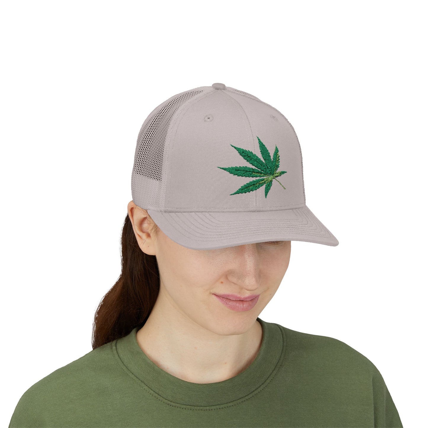Cannabis Leaf Snapback Trucker Cap | Stylish Hat for Weed Enthusiasts | Perfect for Festivals, Parties, Gifts, and Outdoor Adventures