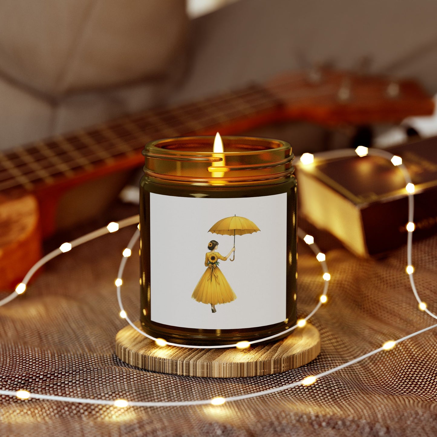 Scented Candles, Coconut Apricot Wax (4oz, 9oz)