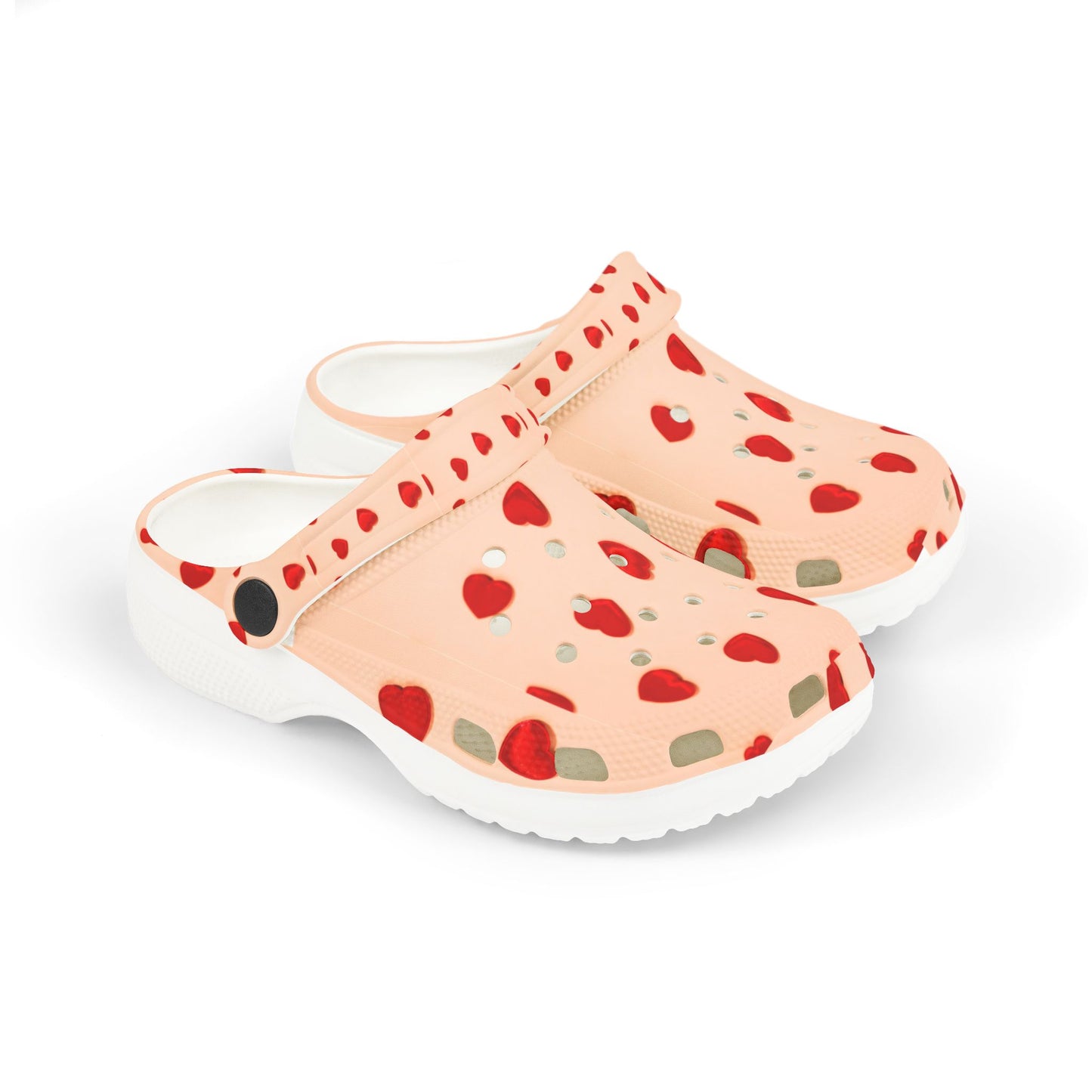 Kid's Heart Clogs, Fun Foam Shoes, Summer Slip-Ons, Cute Garden Footwear, Beach Essentials, Lightweight Play Shoes