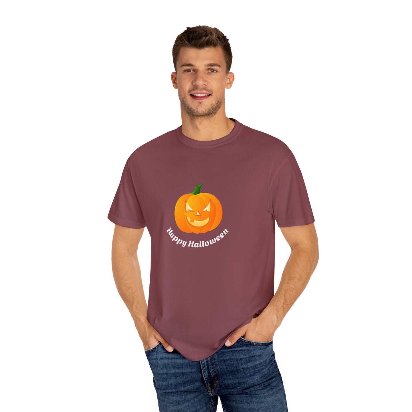 Halloween Pumpkin T-Shirt, Unisex Fall Shirt, Spooky Tee, Autumn Casual Wear, Trick or Treat Costume