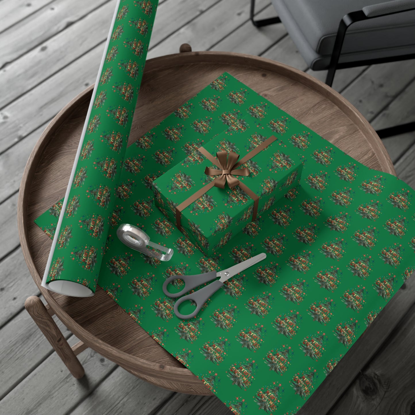Festive Gift Wrap Papers for Holiday Cheer, Christmas Wrapping Paper, Eco-Friendly Gift Wrap, Decorative Gift Covering, AI Design Inspired