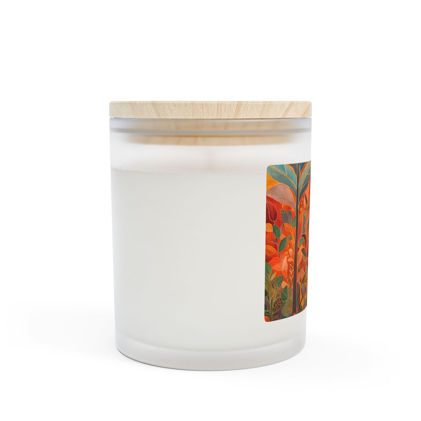 Autumn Floral Candle, Cozy Home Decor, Seasonal Gift, Aromatherapy Candle, Handcrafted Decor, Fall Candles