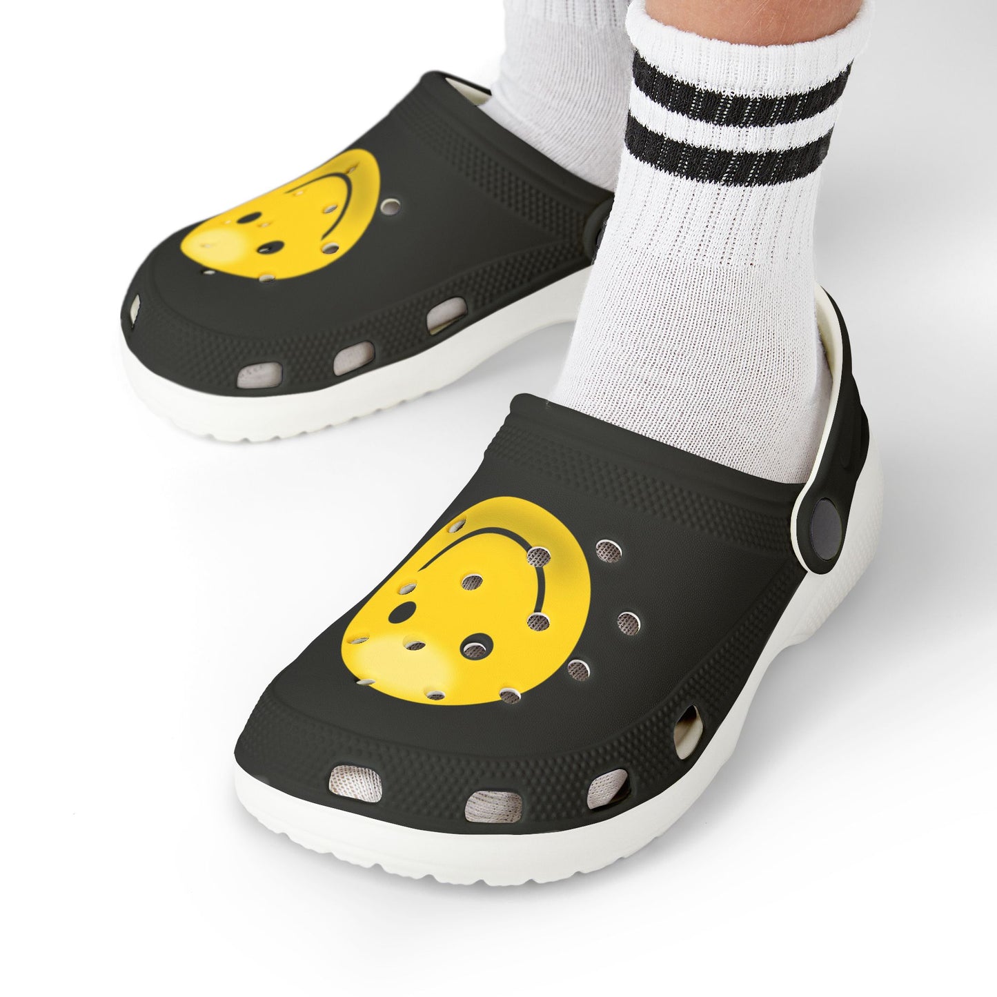 Smiley Face Clogs, Kid's EVA Foam Shoes