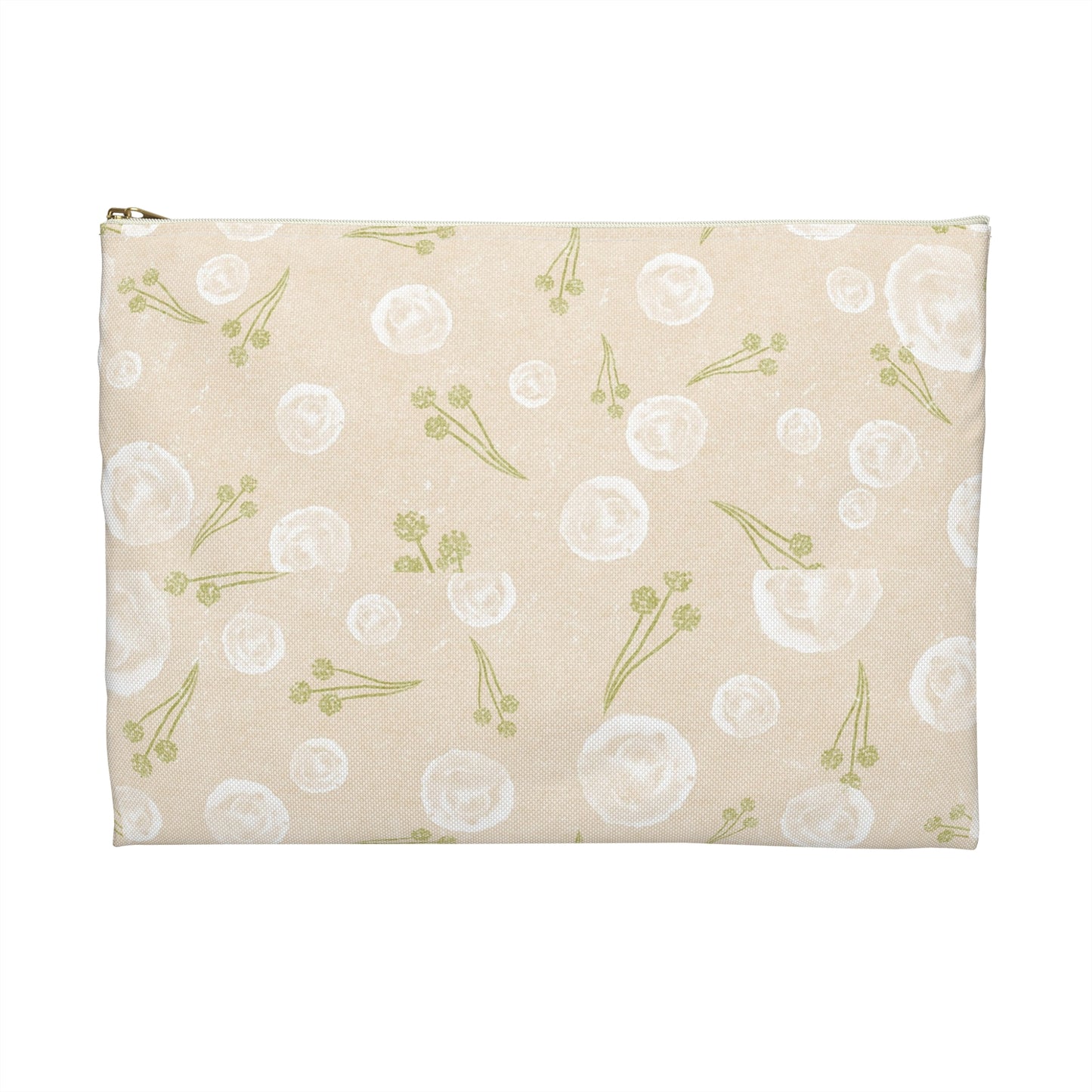 Floral Accessory Pouch - Cute Storage for Makeup, Travel, Organizing, Gifts, Eco-friendly