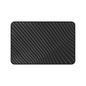 Minimal Black Wave Desk Mat — Modern Gaming & Office Mouse Pad