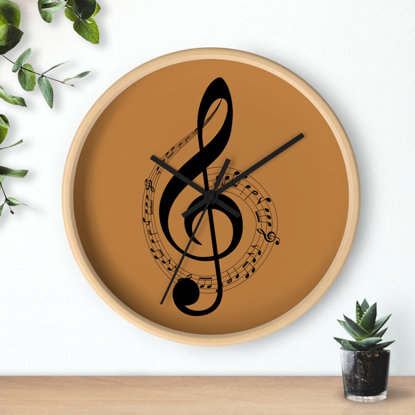 Musical Note Wall Clock