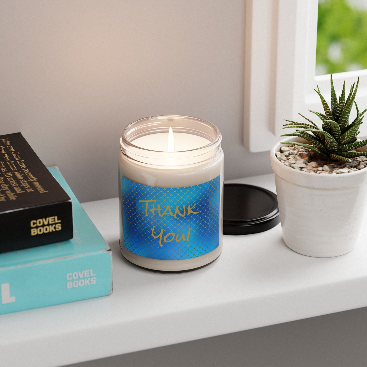 Thank You Scented Soy Candle — 9oz Gratitude Gift Jar