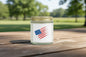 Patriotic Scented Candle, American Flag Decor